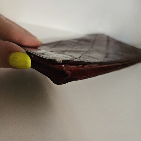 Authentic EEL skin Wallet checkbook cover - Picture 5 of 11